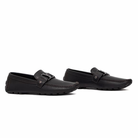 Louis Vuitton Men\'s Monte Carlo Buckle Moccasin Loafers Black Leather US 7.5 main image 10